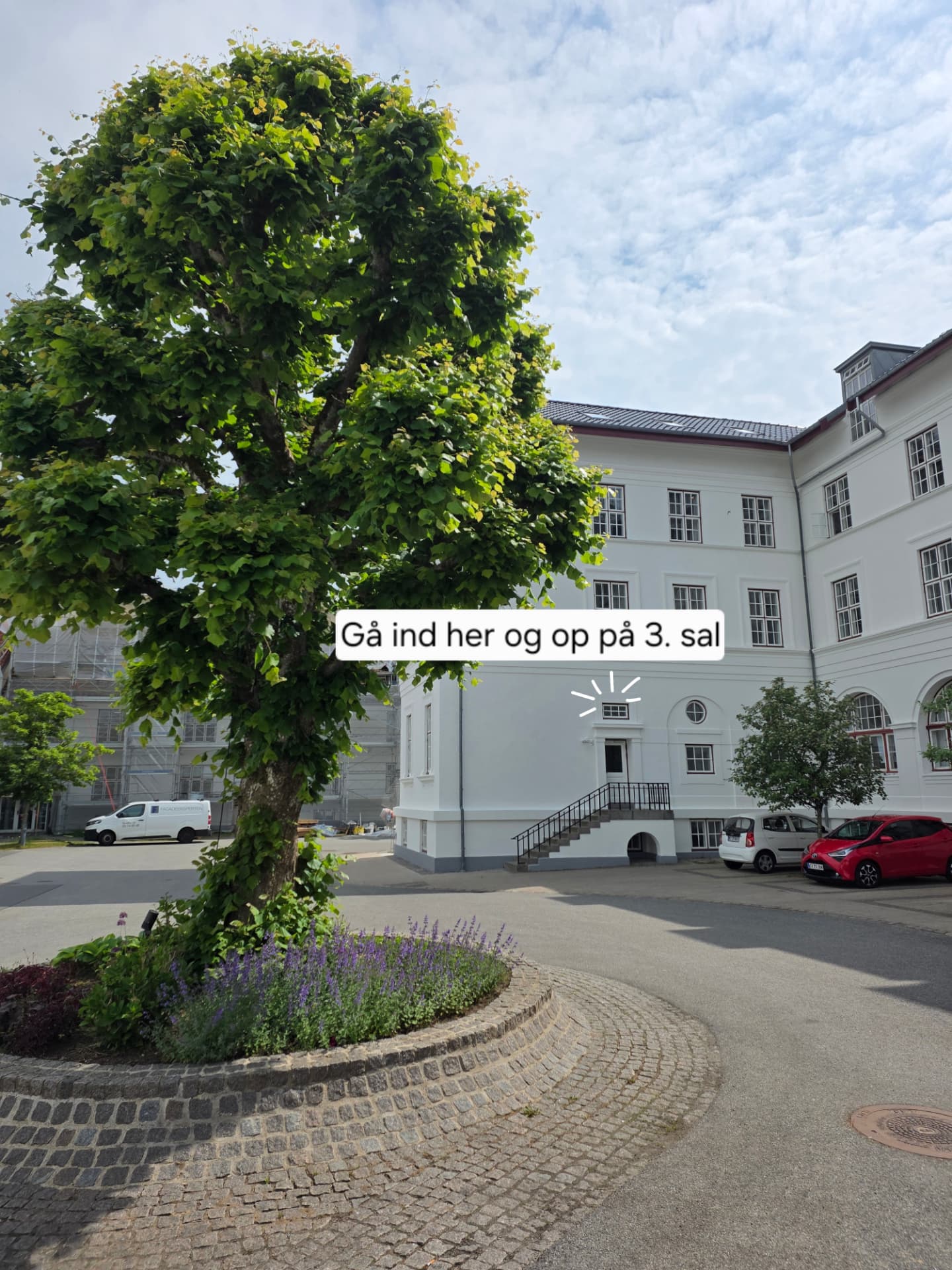 Indgangen til de nye lokaler ved Ferskvandscentret og Vejlsøhus i Silkeborg